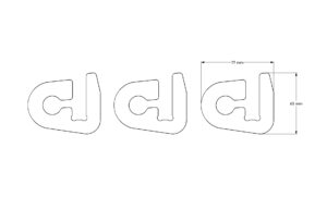 Cable Clips - Pack of 4