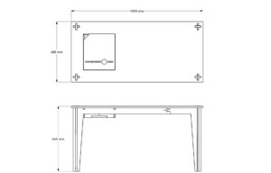 Pre-School Desk 1300 - 4 to 8 years